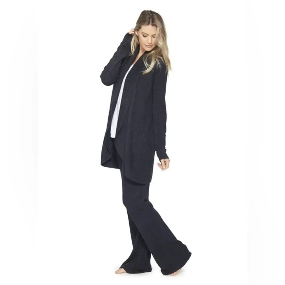 Barefoot dreams bamboo cozychic lite circle open front cardigan Medium Lounge